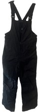 Lands End Ski Bib Waterproof Nylon Winter Outdoor Overalls in Youth Size S 6-7 