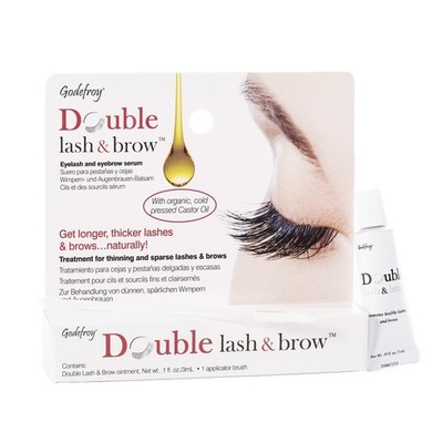 Godefroy Double Lash and Brow Eyelash and Eyebrow Serum 0.1 oz Pack of 3