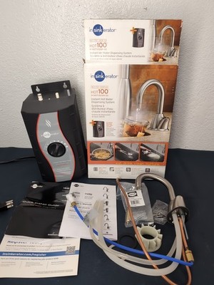 Instant Hot Water Dispenser SYSTEM InSinkErator H-HOT100SN-SS UNTESTED