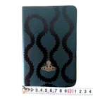 Vivienne Westwood Squiggle Leather Notebook A6 Unused Black Stylish