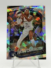 2025 Panini Prizm WNBA #9 DiJonai Carrington Ice Prizms