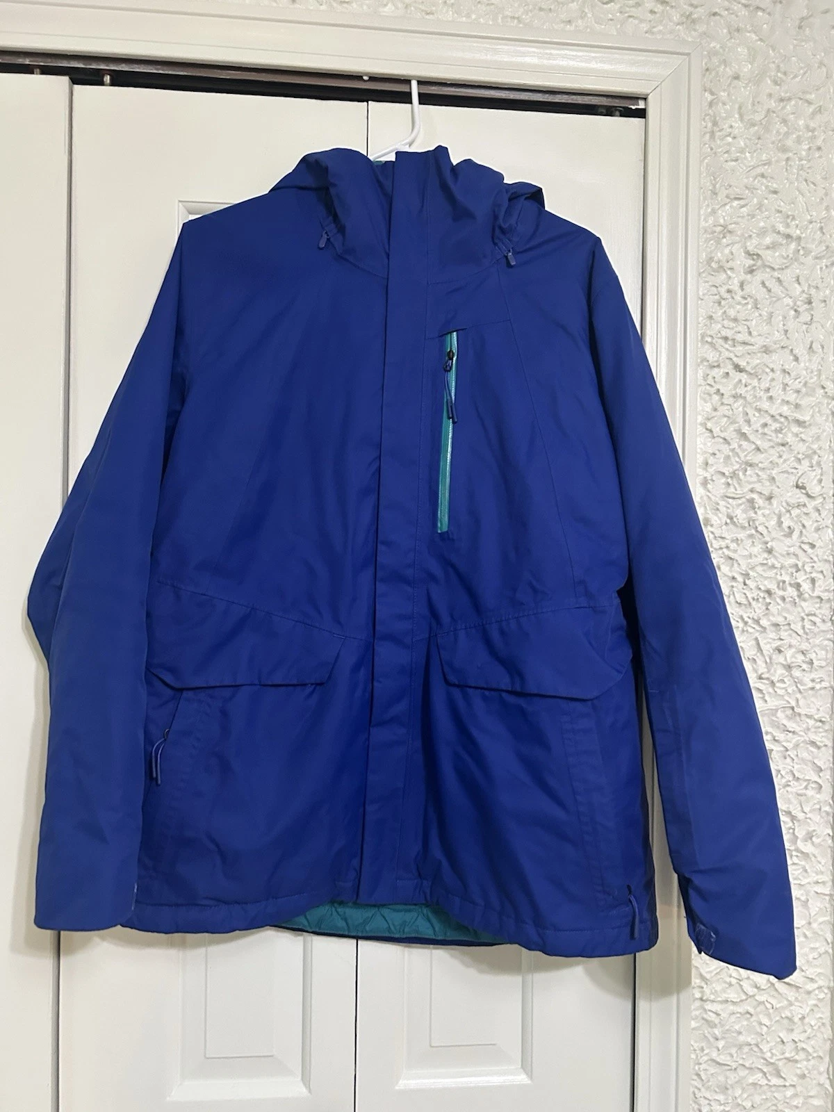 The North Face Jacket Womens XL Blue / Teal 3 in 1 Thermoball Triclimate Snow