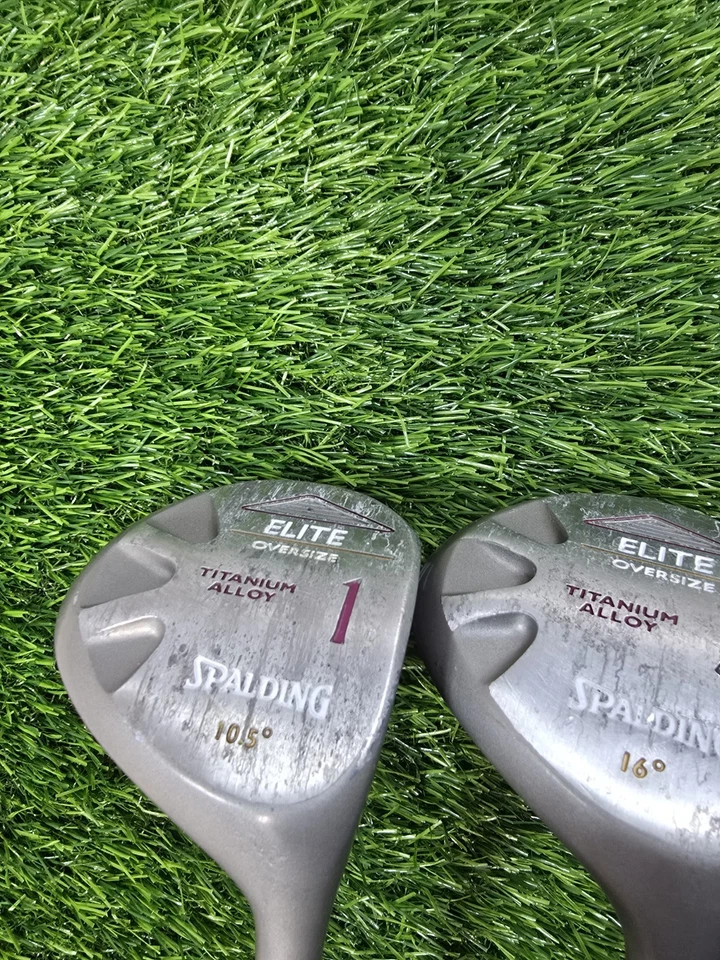 Spalding Elite Pro Fit Tour Balanced Set 1 3 5 Woods RH Womens Graphite Golf - Image 3 of 4