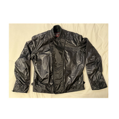  First Classic Leather Apparel Men s Black  Motorcycle Jacket Size M