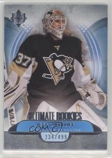 2013-14 Ultimate Collection Ultimate Rookies 234/499 Jeff Zatkoff #109 0x5