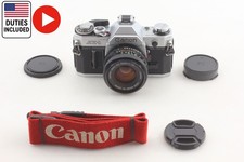  Near MINT  Strap Canon AE-1 Silver Body New FD NFD 50mm f/1.4 Lens From JAPAN