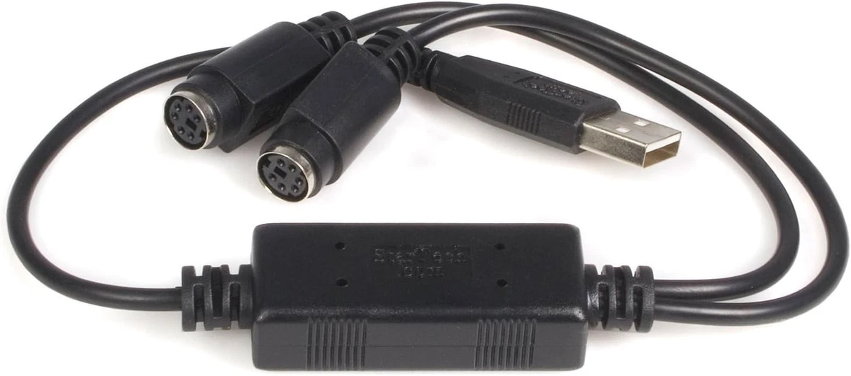 Convertitore Tastiera Mouse Ps2 Adattatore USB Maschio A PS/2 Femmina, 5 Pezzi - Per Collegare Tastiera E Mouse USB A Porte PS/2, Plug And Play Adattatore DIN5 Femmina
