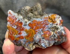 Rare Wingate Pass Plume Agate Rough - California!