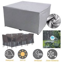 Wasserdichte GartenmöBel Abdeckung Abdeckplane FüR Gartentische TerrassenmöBel