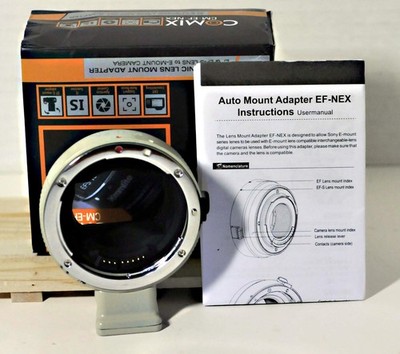 COMMLITE/COMIX EOS TO NEX ELECTRONIC LENS MOUNT ADAPTER