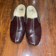 Women’s Sofft Clogs Dark Brown Sz 8N