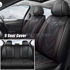For Chevy Silverado GMC Sierra 1500HD Car Seat Cover 5-Seat Front Rear Cushion
