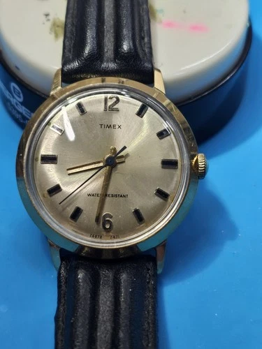 Timex Marlin 1971 Men's Vintage Mechanical Watch. Cleaned And Serviced