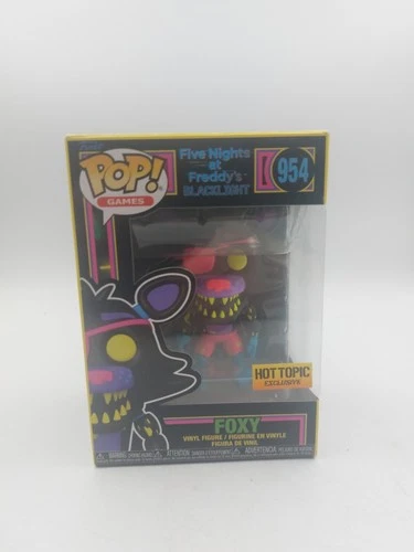 Funko Pop! Five Nights at Freddy's Foxy Black Light Exclusive #954 Read Desc