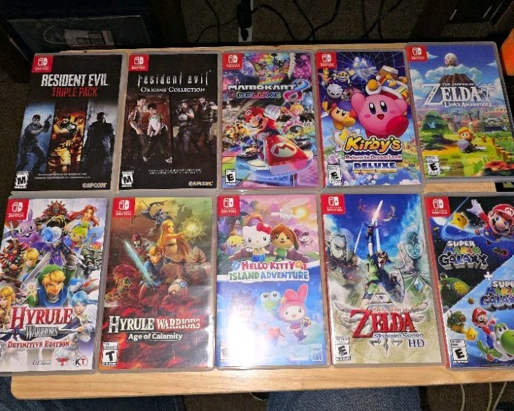 Nintendo Switch Game Lot (10 Games) - CIB