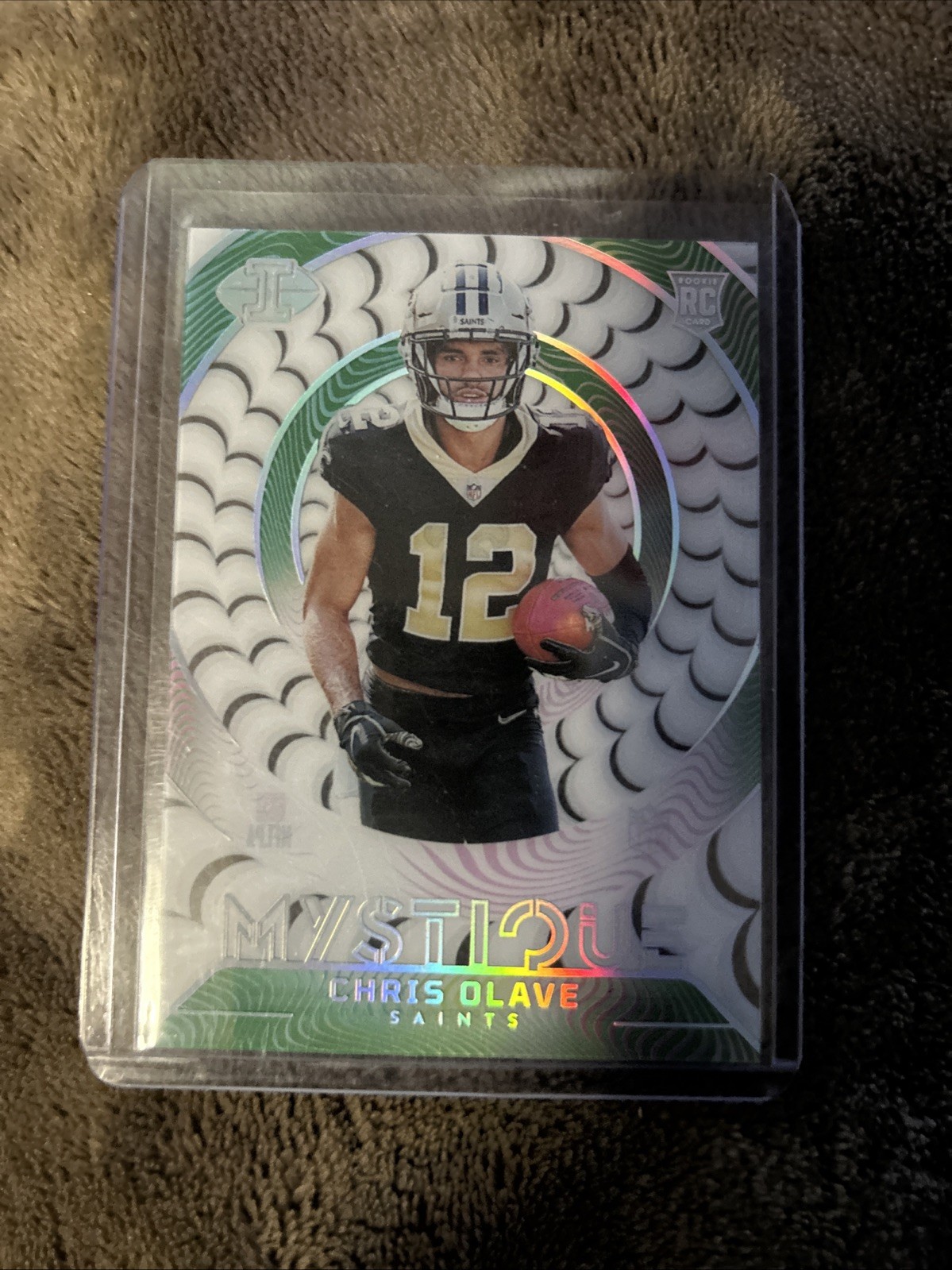 2022 Panini Illusions - Mystique Chris Olave #M-10 Emerald (RC)