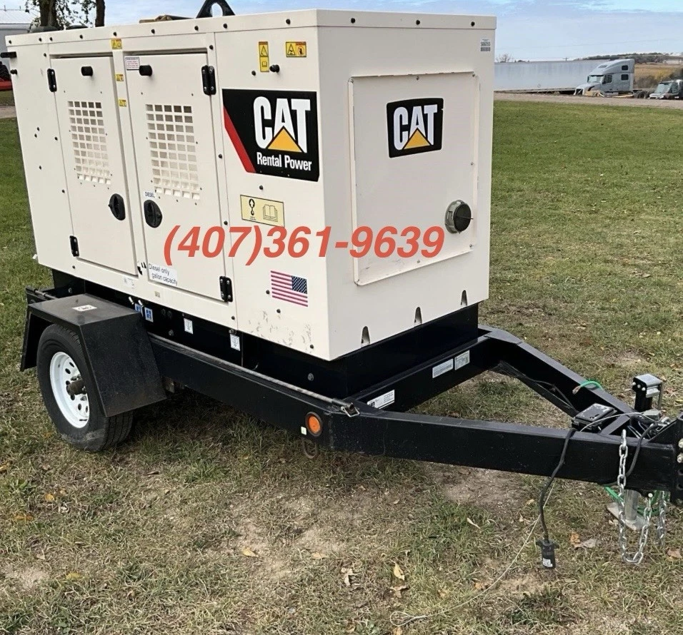 CATERPILLAR XQ35 Trailer Mounted DieselGenerator LOW HOUR MACHINE!! BEST DEAL - Image 1 of 4