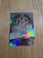 2020-21 Donruss JAHMI'US RAMSEY Signature Series Autograph #SG-JRA Rookie Auto