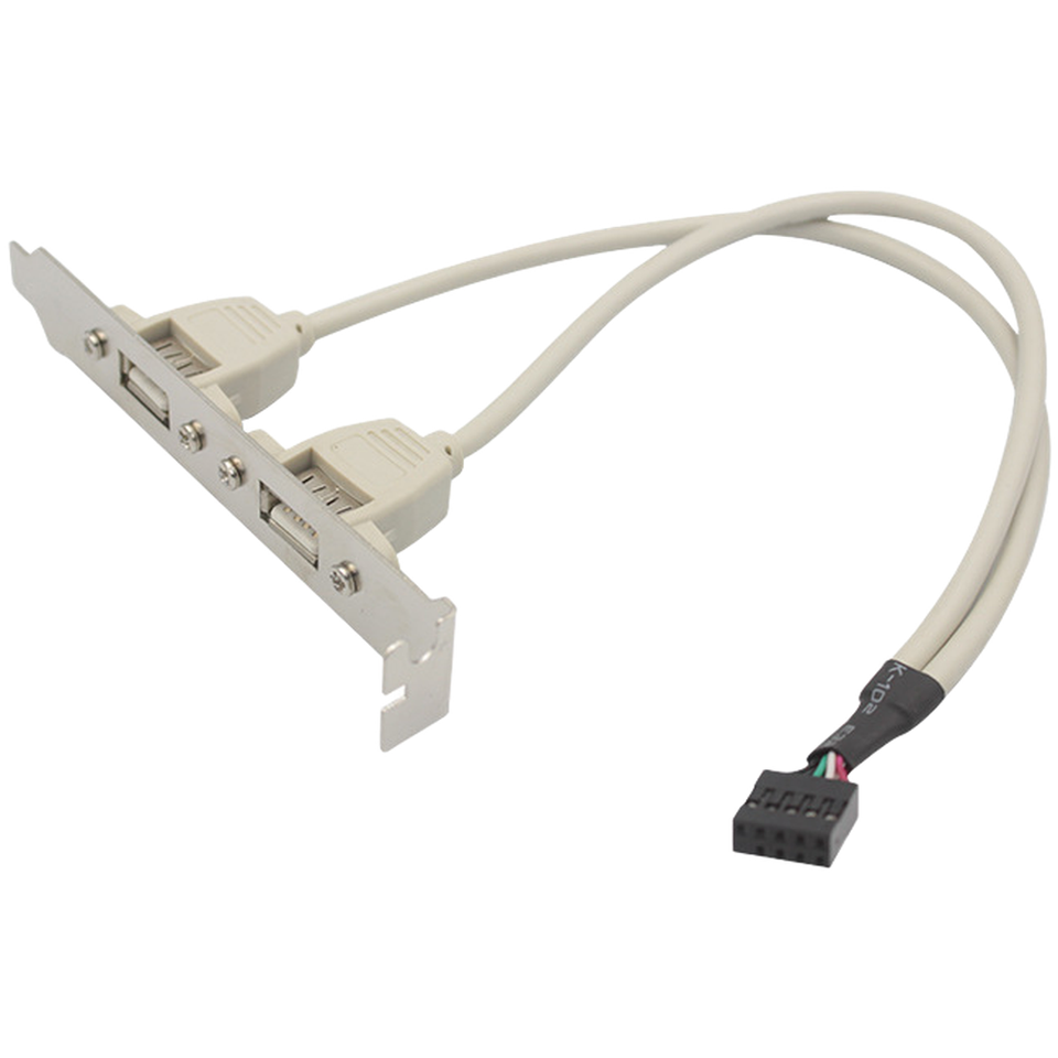 USB 2.0 4 Port Rear Panel Bracket Compatible with Standard for atx ...