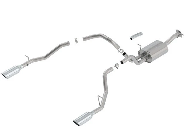 Borla 140753, Kit Fits 19- Dodge Ram 1500 Cat Back Exhaust Stainless Performance - Image 3 of 4