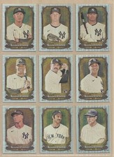 2024 Topps Allen & Ginter Silver Portrait Foil YANKEES Base Team Set of (14)