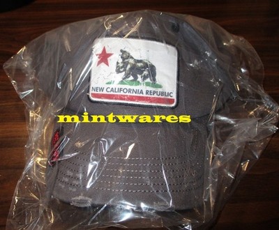 Fallout New California Republic NCR Patch Distressed Hat Cap Sold Out NEW