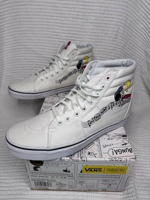Vans Sk8-Hi x Peanuts / Schroeder / TrWht / VN0A38GEP3D / Men s 11.5