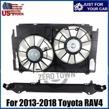 For 2013-2018 Toyota RAV4 North America Built Radiator Cooling Fan Dual Assembly