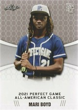 MARI BOYD 2021 LEAF PERFECT GAME 