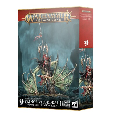 Warhammer Soulblight Gravelords Prince Vhordrai - Crimson Keep New in Box