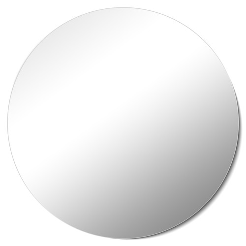 Homestyle Kristallspiegel Wandspiegel rund Rahmenlos Ø 80 cm ohne Facette Mirror - Bild 2 von 7