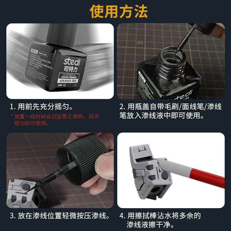 Stedi Panel Line Accent Color 40g for Model Weathering Color Panel Liner - Image 4 of 4