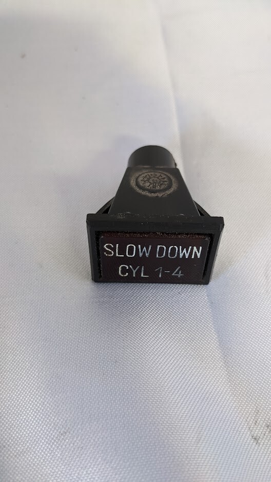 FERRARI 308 PARTS GTS CLUSTER INSTRUMENTS WARNING LIGHT SLOW DOWN 1-4