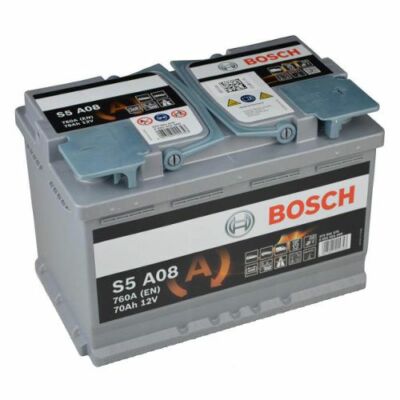 Bosch S5 A08 AGM-Autobatterie 70Ah PKW Starterbatterie wartungsfrei