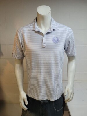 Straight Down golf polo white shirt size s   / we3039 r4 d14