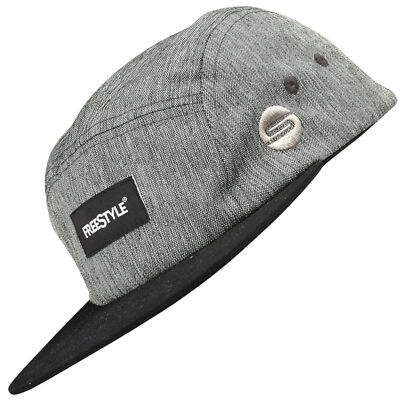 Spro Freestyle Basecap für Raubfischangler 5 Walled Cap Black, Mütze für Angler