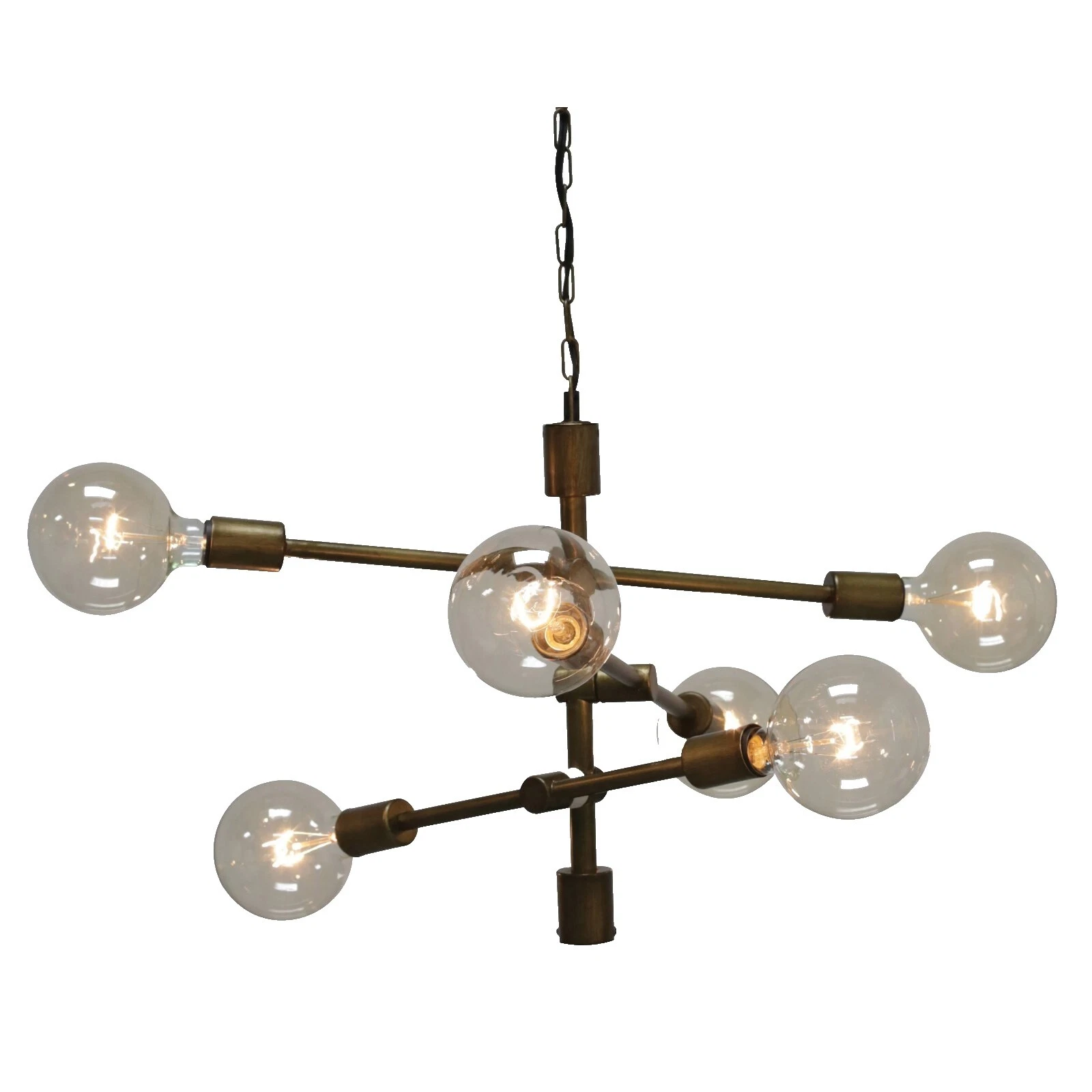 Vintage/Retro Bronze Pendant Chandeliers & Ceiling Fixtures