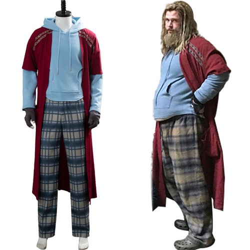 Fat Thor Cosplay Kostüme The Avengers 4 Endgame Anzug Halloween Uniform Outfit - Bild 1 von 22