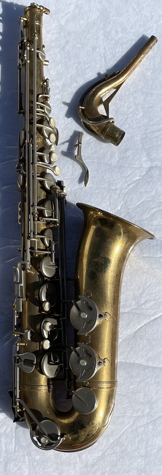 Macerata Italy Tenor Curved Saxophone 5704 Repair