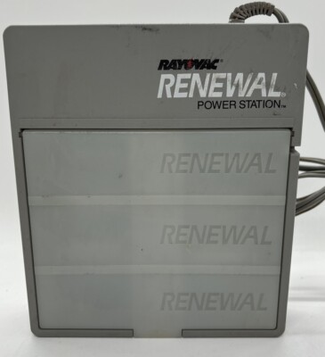Rayovac PS2 Renewal Power Station All Sizes of Battery Charger For D, C, AA, AAA