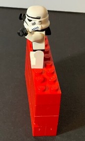 VTG Lego Star Wars Minifigure Sandtrooper Black Pauldron sw0271 Set #8092 +Gun