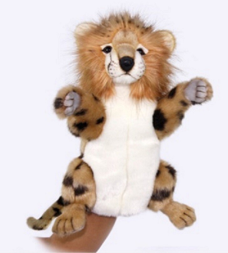 Hansa Toy 7503 Cheetah 32 cm Hand Puppet Stuffed Animal Plush Toy