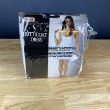 Costumes USA Adult White Petticoat Dress Halloween Costume Small Medium