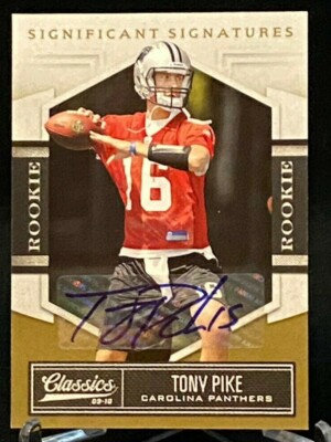2010 Classics Significant Signatures #197 Rookie Auto Tony Pike Panthers /499