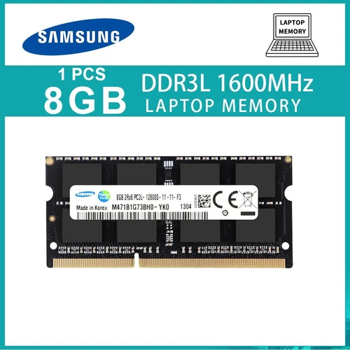 Samsung 8GB 4GB PC3L-12800S DDR3L 1600MHz 204Pin 1.35V Laptop Memoria RAM ITBK