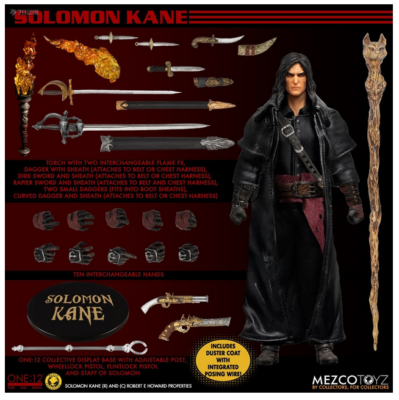 Mezco Toyz 1/12 Solomon Kane Deluxe Edition Action Figure Toy