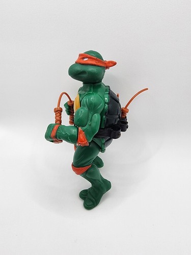 1988 Teenage Mutant Ninja Turtles TMNT Michelangelo Hard Head, CHECK PICTURES - Picture 3 of 7