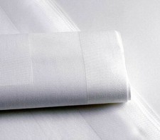 20 Tischdecken Vollzwirn Damast 80x80 cm wei&szlig; First Class Gastro Hotel Hochzeit