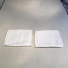 Saatva Cotton Percale Pillowcase Pair Standard White