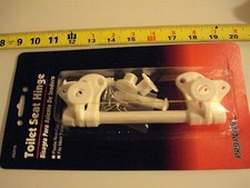  1762. Replacement Toilet Seat Hinge - Plastic White